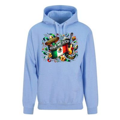 Viva Mexico September 16 Independence Of Mexico Gift Unisex Surf Hoodie