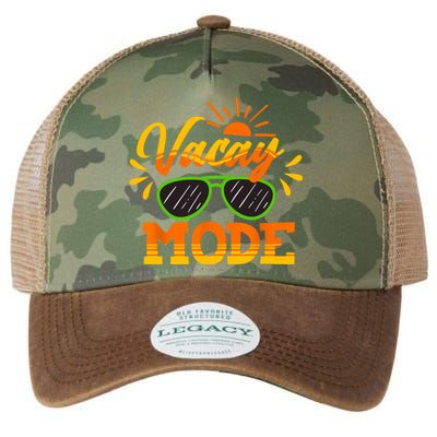 Vacay Mode Sunglasses Summer Vacation Cruise Trip Holiday Legacy Tie Dye Trucker Hat