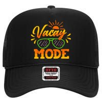 Vacay Mode Sunglasses Summer Vacation Cruise Trip Holiday High Crown Mesh Back Trucker Hat