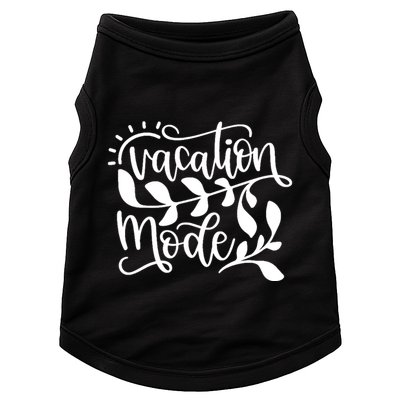 Vacation Mode Summer Break Doggie Tank