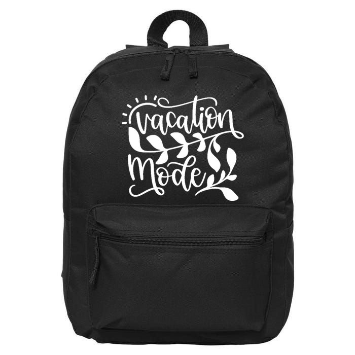 Vacation Mode Summer Break 16 in Basic Backpack