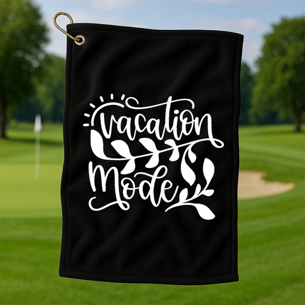 Vacation Mode Summer Break Golf Towel