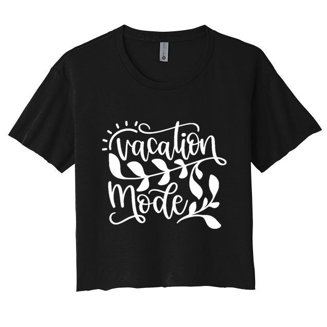 Vacation Mode Summer Break Crop Top