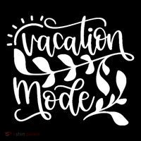 Vacation Mode Summer Break Cropped Pullover Crew
