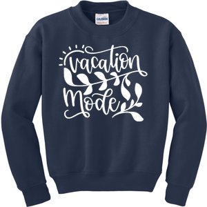 Vacation Mode Summer Break Kids Sweatshirt