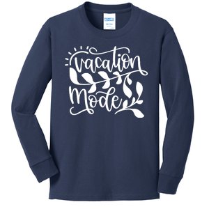 Vacation Mode Summer Break Kids Long Sleeve Shirt