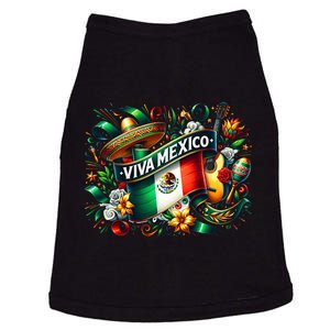 Viva Mexico September 16 Independence Of Mexico Doggie Tank