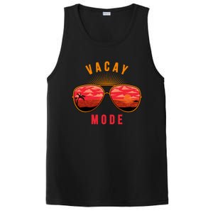 Vacay Mode Summer Vacation Vibes Sunglasses Beach Sunset Gift PosiCharge Competitor Tank