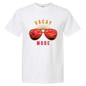 Vacay Mode Summer Vacation Vibes Sunglasses Beach Sunset Gift Garment-Dyed Heavyweight T-Shirt