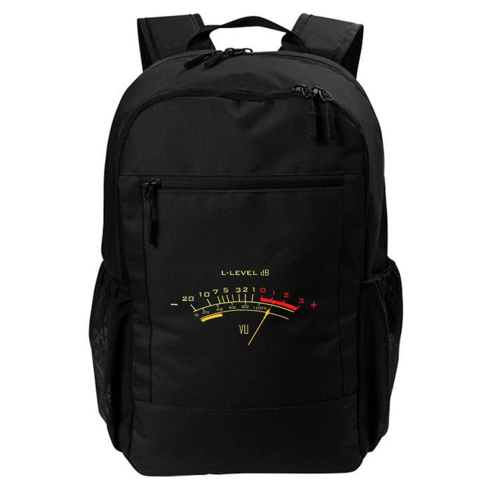V.U Meter Sound Engineer Analog Daily Commute Backpack