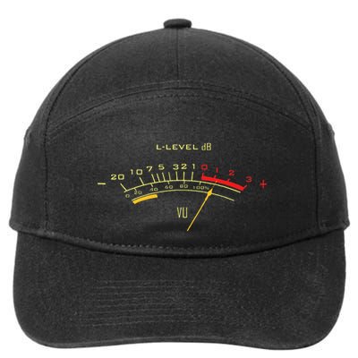 V.U Meter Sound Engineer Analog 7-Panel Snapback Hat