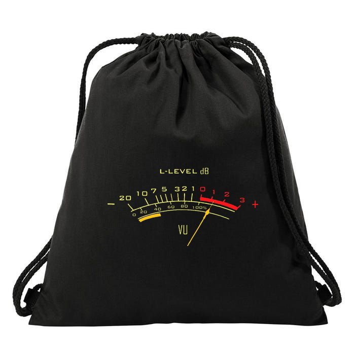 V.U Meter Sound Engineer Analog Drawstring Bag