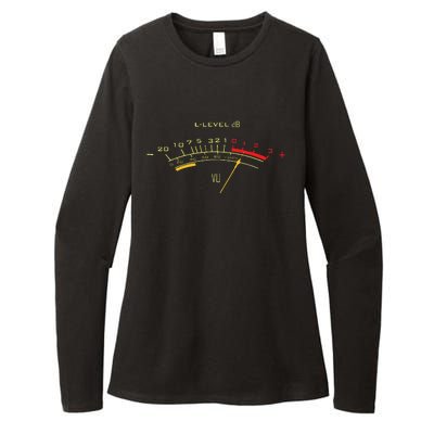 V.U Meter Sound Engineer Analog Womens CVC Long Sleeve Shirt