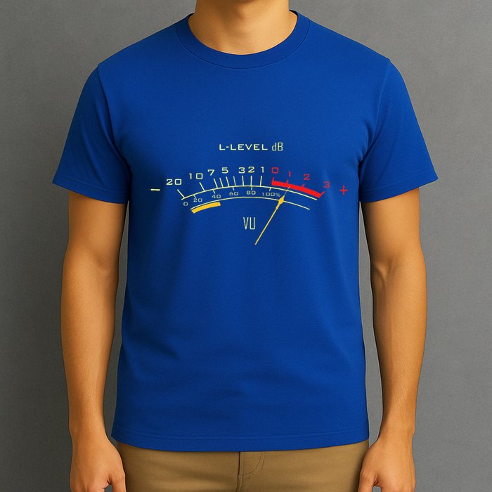 V.U Meter Sound Engineer Analog T-Shirt