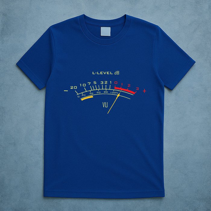 V.U Meter Sound Engineer Analog T-Shirt
