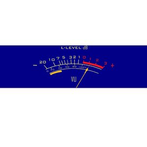 V.U Meter Sound Engineer Analog Bumper Sticker