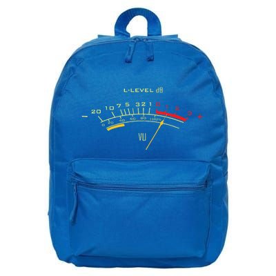V.U Meter Sound Engineer Analog 16 in Basic Backpack