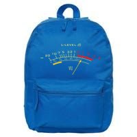V.U Meter Sound Engineer Analog 16 in Basic Backpack