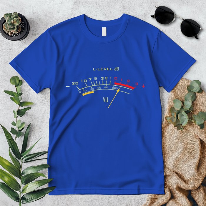 V.U Meter Sound Engineer Analog Premium T-Shirt