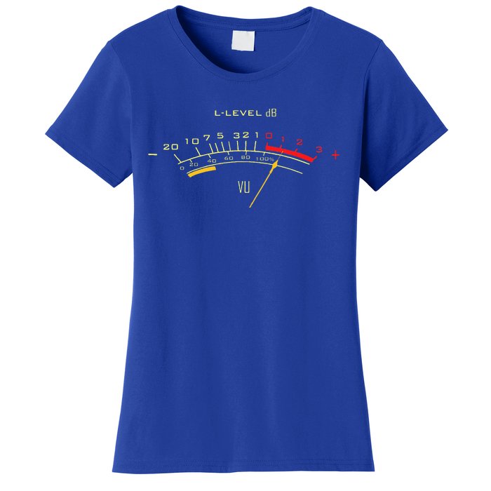 V.U Meter Sound Engineer Analog Women's T-Shirt