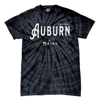 Vintage Merch Souvenir Visit Auburn Maine Tie-Dye T-Shirt