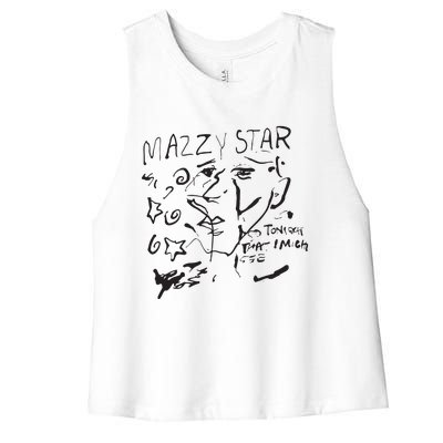 Vintage Mazzy Star Fade Into You 90s Rock Ban Women's Racerback Cropped Tank