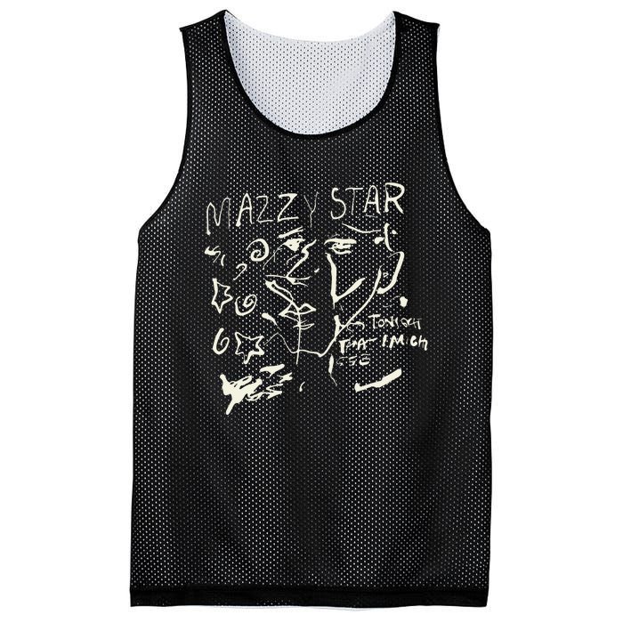 Vintage Mazzy Star Fade Into You 90s Rock Ban Mesh Reversible Basketball Jersey Tank