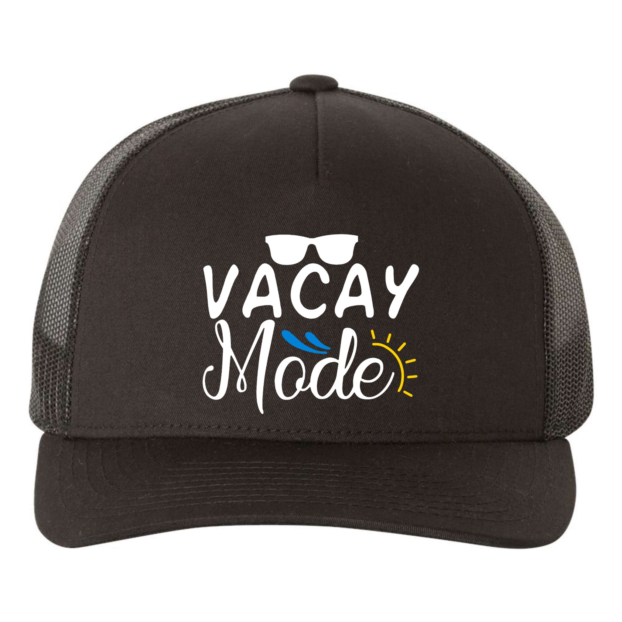 Vacay Mode Summer Vacation Yupoong Adult 5-Panel Trucker Hat