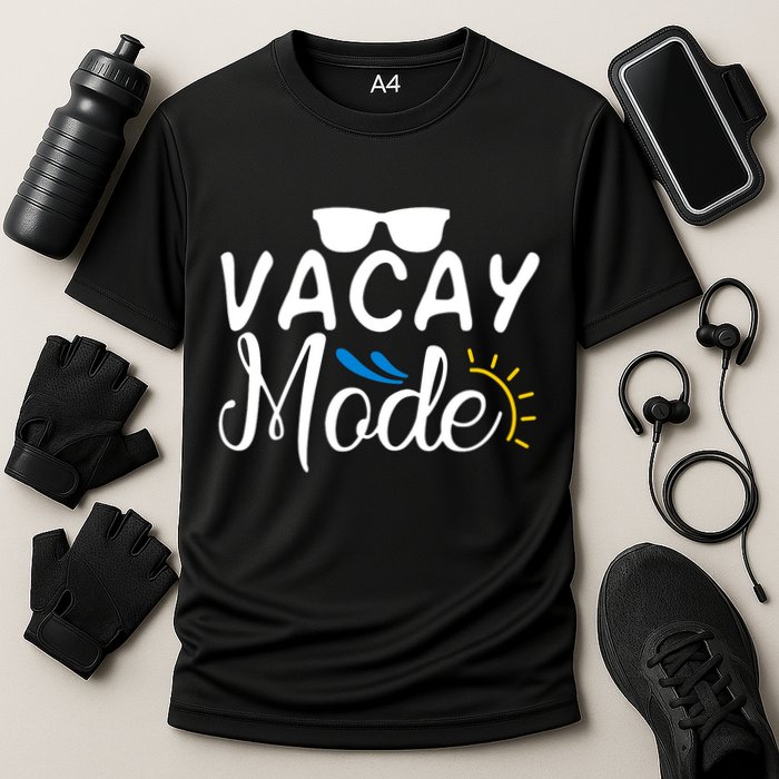 Vacay Mode Summer Vacation Cooling Performance Crew T-Shirt