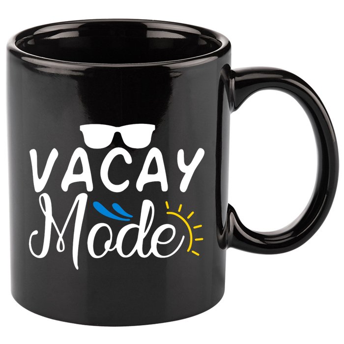 Vacay Mode Summer Vacation 11oz C Handle Ceramic Mug