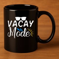 Vacay Mode Summer Vacation 11oz C Handle Ceramic Mug