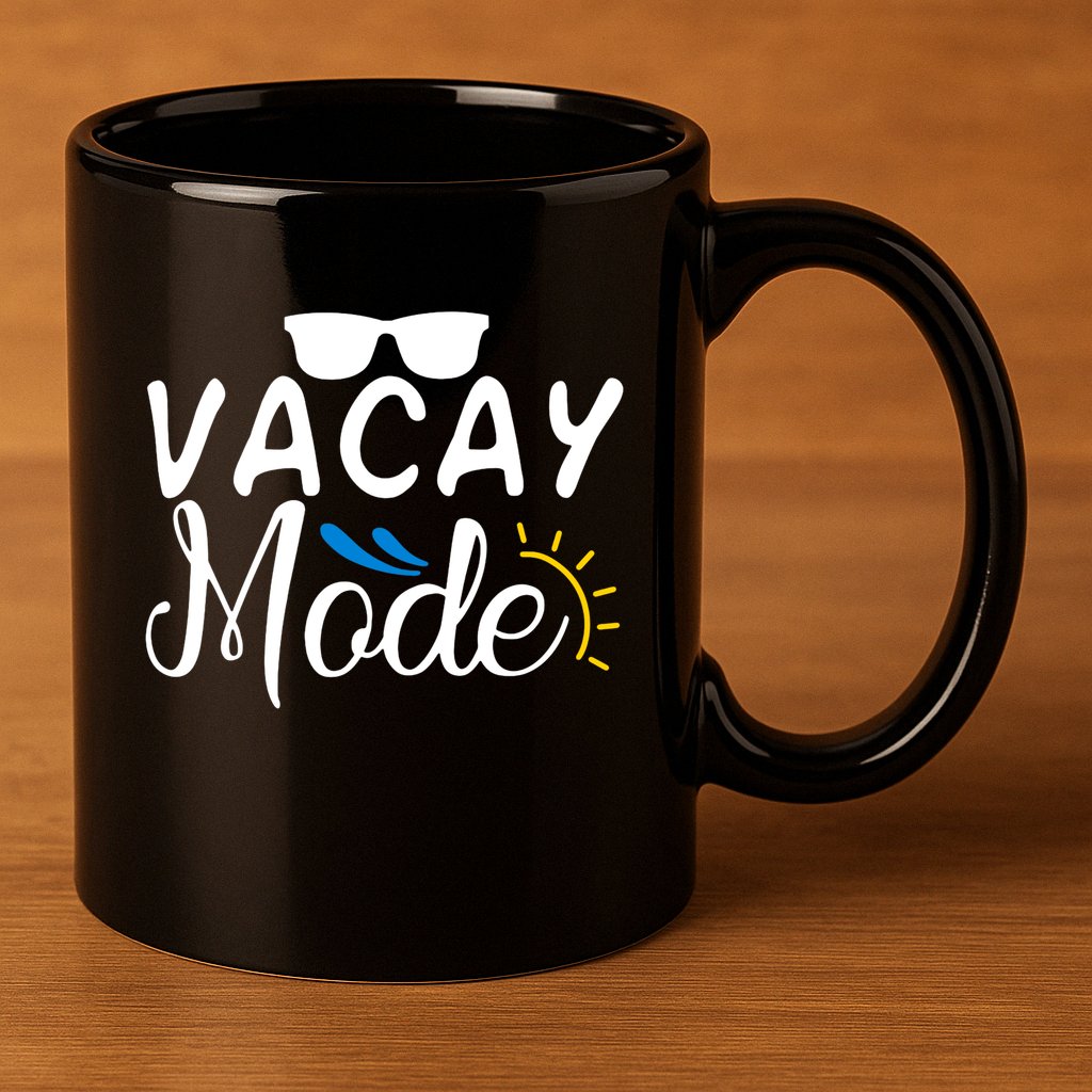 Vacay Mode Summer Vacation 11oz C Handle Ceramic Mug