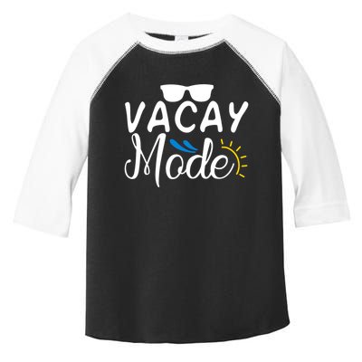 Vacay Mode Summer Vacation Toddler Fine Jersey T-Shirt
