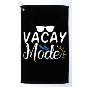 Vacay Mode Summer Vacation Platinum Collection Golf Towel