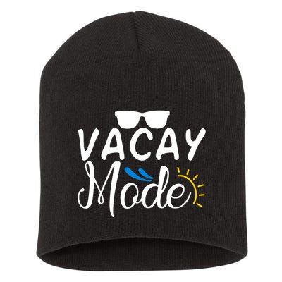 Vacay Mode Summer Vacation Short Acrylic Beanie