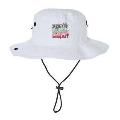 Very Merry Speech Therapist Christmas SLP Xmas Therapy Bucket Hat