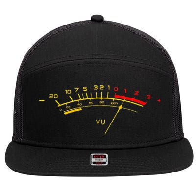 VU Meter Sound Level Studio 7 Panel Mesh Trucker Snapback Hat