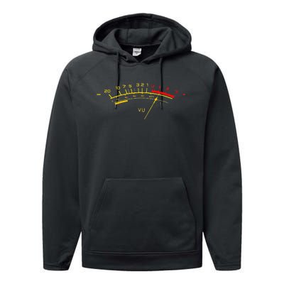 VU Meter Sound Level Studio Performance Fleece Hoodie