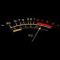 VU Meter Sound Level Studio Daily Commute Backpack