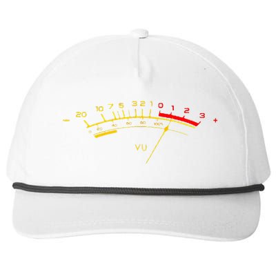 VU Meter Sound Level Studio Snapback Five-Panel Rope Hat