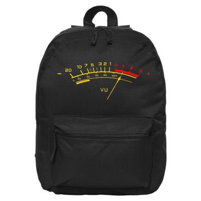VU Meter Sound Level Studio 16 in Basic Backpack