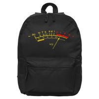VU Meter Sound Level Studio 16 in Basic Backpack