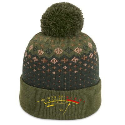 VU Meter Sound Level Studio The Baniff Cuffed Pom Beanie