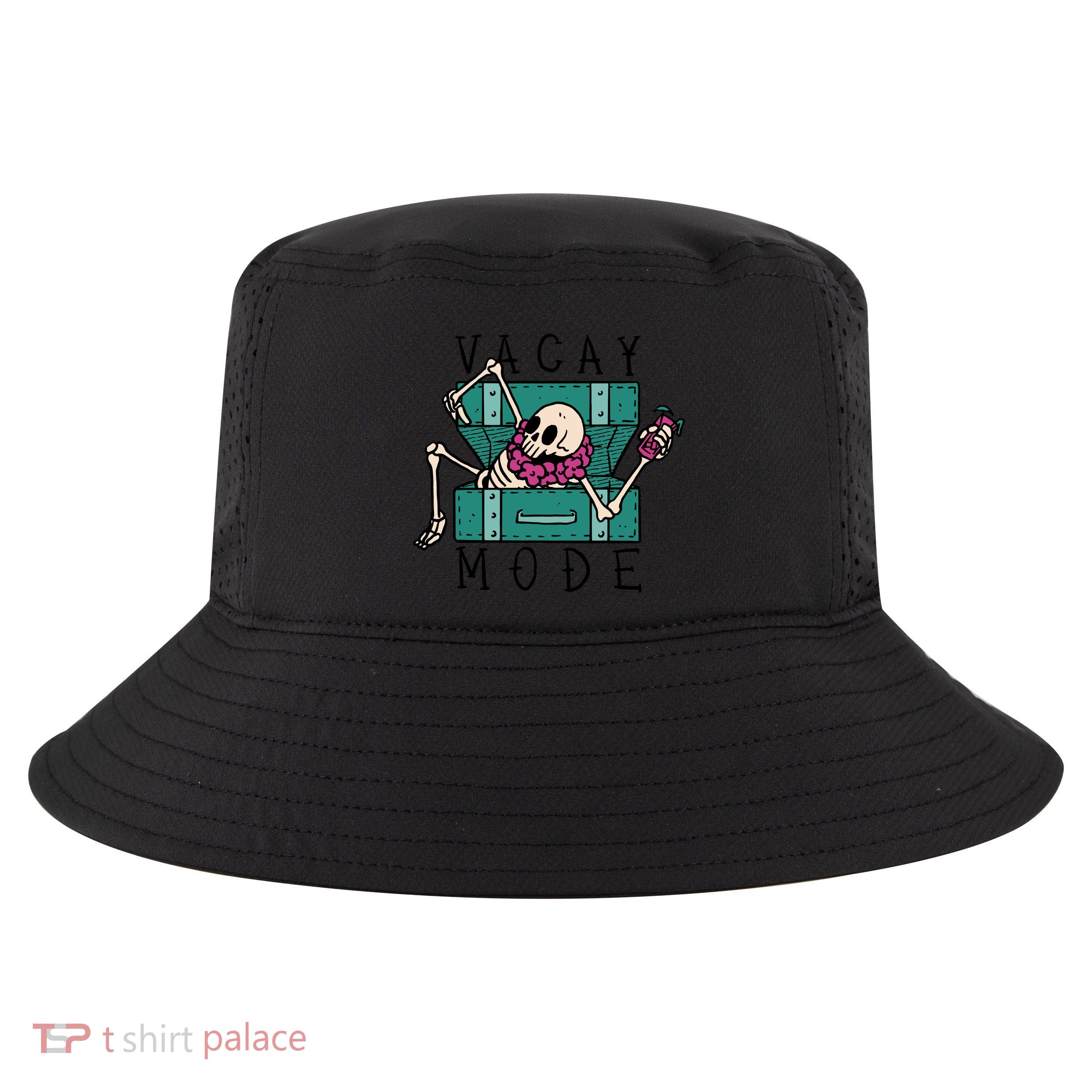 Vacay Mode Skeleton Cool Comfort Performance Bucket Hat