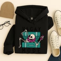 Vacay Mode Skeleton Hoodie