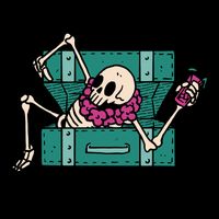 Vacay Mode Skeleton Hoodie