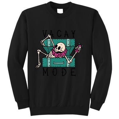 Vacay Mode Skeleton Sweatshirt