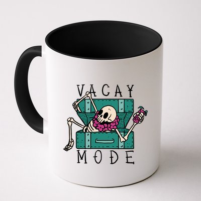 Vacay Mode Skeleton Mug