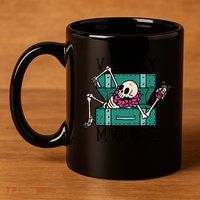 Vacay Mode Skeleton 11oz C Handle Ceramic Mug