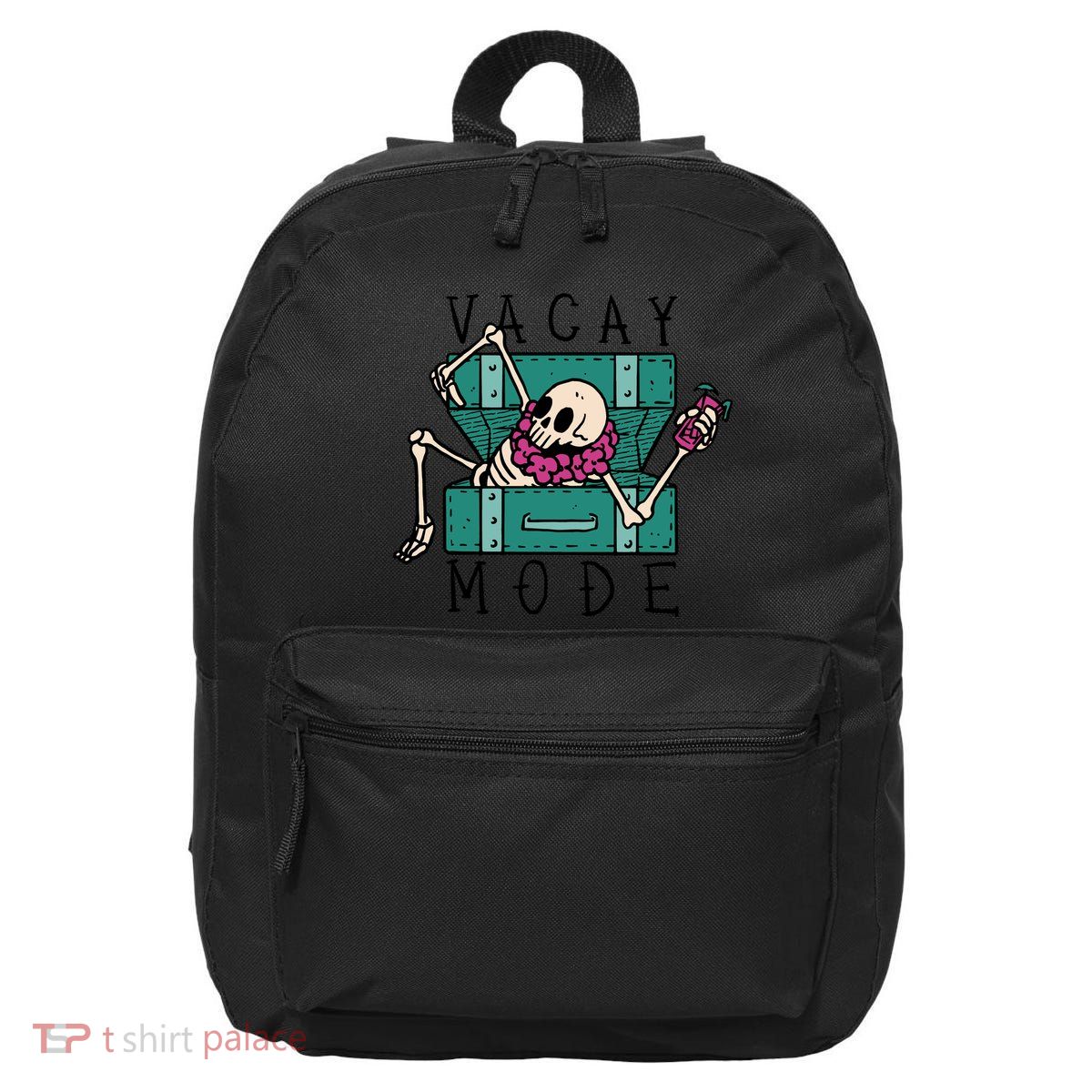 Vacay Mode Skeleton 16 in Basic Backpack